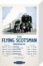 'The Flying Scotsman', BR poster, 1950. stretched canvas small none Art Print - Science Museum Shop