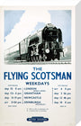 'The Flying Scotsman', BR poster, 1950. stretched canvas medium none Art Print - Science Museum Shop