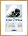 'The Flying Scotsman', BR poster, 1950. art print extra large gold Art Print - Science Museum Shop