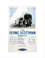 'The Flying Scotsman', BR poster, 1950. art print extra small none Art Print - Science Museum Shop