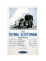 'The Flying Scotsman', BR poster, 1950. art print small none Art Print - Science Museum Shop
