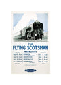 'The Flying Scotsman', BR poster, 1950. unstretched canvas small none Art Print - Science Museum Shop