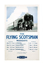 'The Flying Scotsman', BR poster, 1950. unstretched canvas large none Art Print - Science Museum Shop