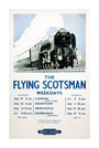 'The Flying Scotsman', BR poster, 1950. unstretched canvas extra large none Art Print - Science Museum Shop