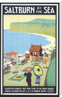 'Saltburn-by-the-Sea', LNER poster, 1923-1929. stretched canvas extra large none Art Print - Science Museum Shop
