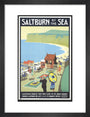 'Saltburn-by-the-Sea', LNER poster, 1923-1929. art print small black Art Print - Science Museum Shop