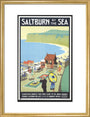 'Saltburn-by-the-Sea', LNER poster, 1923-1929. art print medium gold Art Print - Science Museum Shop