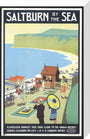 'Saltburn-by-the-Sea', LNER poster, 1923-1929. stretched canvas medium none Art Print - Science Museum Shop