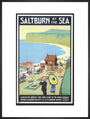 'Saltburn-by-the-Sea', LNER poster, 1923-1929. art print extra large black Art Print - Science Museum Shop