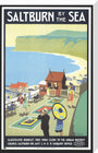 'Saltburn-by-the-Sea', LNER poster, 1923-1929. stretched canvas large none Art Print - Science Museum Shop