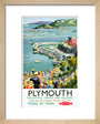'Plymouth', BR (WR) poster, c 1950s. art print extra small natural Art Print - Science Museum Shop