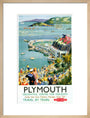 'Plymouth', BR (WR) poster, c 1950s. art print medium natural Art Print - Science Museum Shop