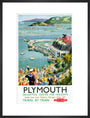 'Plymouth', BR (WR) poster, c 1950s. art print large black Art Print - Science Museum Shop