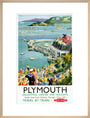'Plymouth', BR (WR) poster, c 1950s. art print large natural Art Print - Science Museum Shop