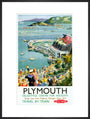 'Plymouth', BR (WR) poster, c 1950s. art print extra large black Art Print - Science Museum Shop