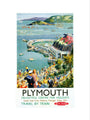 'Plymouth', BR (WR) poster, c 1950s. art print medium none Art Print - Science Museum Shop