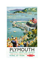 'Plymouth', BR (WR) poster, c 1950s. unstretched canvas medium none Art Print - Science Museum Shop