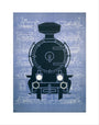 Steam locomotive, poster. art print extra small none Art Print - Science Museum Shop
