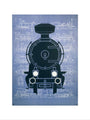 Steam locomotive, poster. art print medium none Art Print - Science Museum Shop