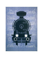 Steam locomotive, poster. art print large none Art Print - Science Museum Shop