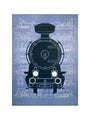 Steam locomotive, poster. art print extra large none Art Print - Science Museum Shop