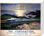 'The Coronation', LNER poster, 1938. stretched canvas small none Art Print - Science Museum Shop