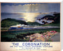 'The Coronation', LNER poster, 1938. stretched canvas large none Art Print - Science Museum Shop