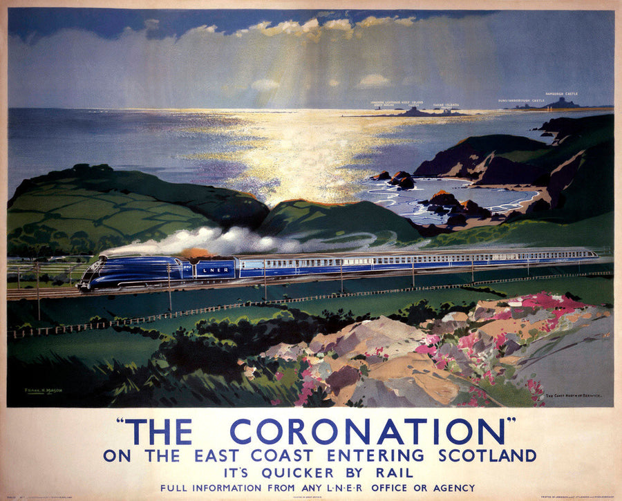 'The Coronation', LNER poster, 1938. Art Print - Science Museum Shop