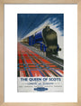 'The Queen of Scots', BR poster,1950s. art print small natural Art Print - Science Museum Shop