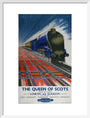 'The Queen of Scots', BR poster,1950s. art print medium white Art Print - Science Museum Shop