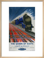 'The Queen of Scots', BR poster,1950s. art print medium natural Art Print - Science Museum Shop