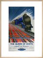 'The Queen of Scots', BR poster,1950s. art print large natural Art Print - Science Museum Shop