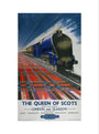 'The Queen of Scots', BR poster,1950s. art print extra large none Art Print - Science Museum Shop