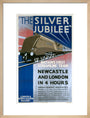 'The Silver Jubilee, Britain's First Streamline Train', LNER poster, 1935. art print medium natural Art Print - Science Museum Shop