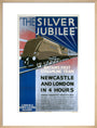 'The Silver Jubilee, Britain's First Streamline Train', LNER poster, 1935. art print large natural Art Print - Science Museum Shop