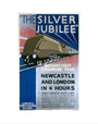 'The Silver Jubilee, Britain's First Streamline Train', LNER poster, 1935. art print extra small none Art Print - Science Museum Shop