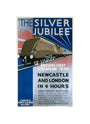 'The Silver Jubilee, Britain's First Streamline Train', LNER poster, 1935. unstretched canvas small none Art Print - Science Museum Shop