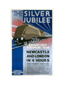 'The Silver Jubilee, Britain's First Streamline Train', LNER poster, 1935. art print large none Art Print - Science Museum Shop