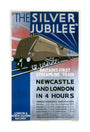 'The Silver Jubilee, Britain's First Streamline Train', LNER poster, 1935. unstretched canvas large none Art Print - Science Museum Shop