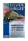 'The Silver Jubilee, Britain's First Streamline Train', LNER poster, 1935. unstretched canvas extra large none Art Print - Science Museum Shop