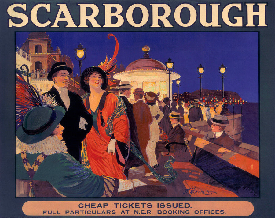 'Scarborough', NER poster, c 1910. Art Print - Science Museum Shop