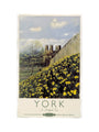 'York in Daffodil Time', BR poster, 1950. art print medium none Art Print - Science Museum Shop