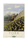 'York in Daffodil Time', BR poster, 1950. unstretched canvas large none Art Print - Science Museum Shop