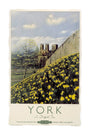'York in Daffodil Time', BR poster, 1950. unstretched canvas extra large none Art Print - Science Museum Shop