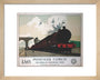 'Passenger Express', LMS poster, 1930s. art print extra small natural Art Print - Science Museum Shop