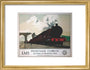 'Passenger Express', LMS poster, 1930s. art print small gold Art Print - Science Museum Shop