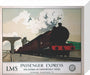 'Passenger Express', LMS poster, 1930s. stretched canvas small none Art Print - Science Museum Shop