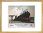 'Passenger Express', LMS poster, 1930s. art print medium gold Art Print - Science Museum Shop