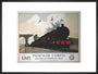 'Passenger Express', LMS poster, 1930s. art print large black Art Print - Science Museum Shop