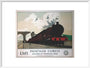 'Passenger Express', LMS poster, 1930s. art print large white Art Print - Science Museum Shop